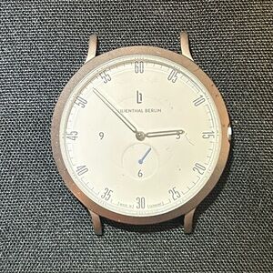 Lilienthal Berlin Huxley Silver White  German Men’s watch (Needs Battery)